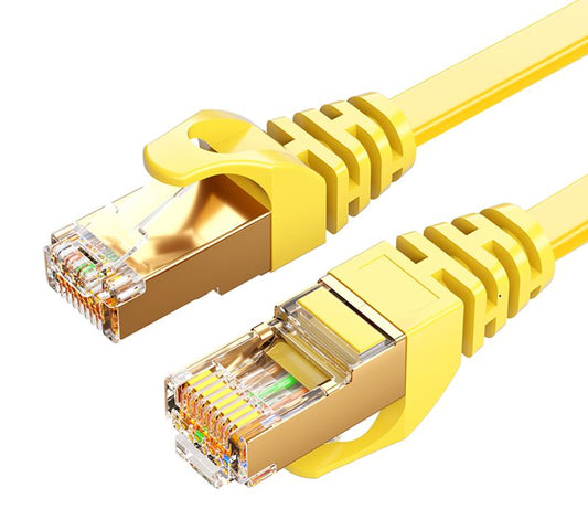 8Ware - CAT 7 Cable - Yellow Colour RJ45 Ethernet Network LAN UTP Patch Cord Snagless